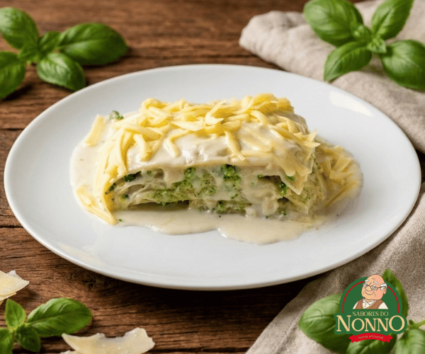 Lasanha Vegetariana com Brócolis Sabores do Nonno